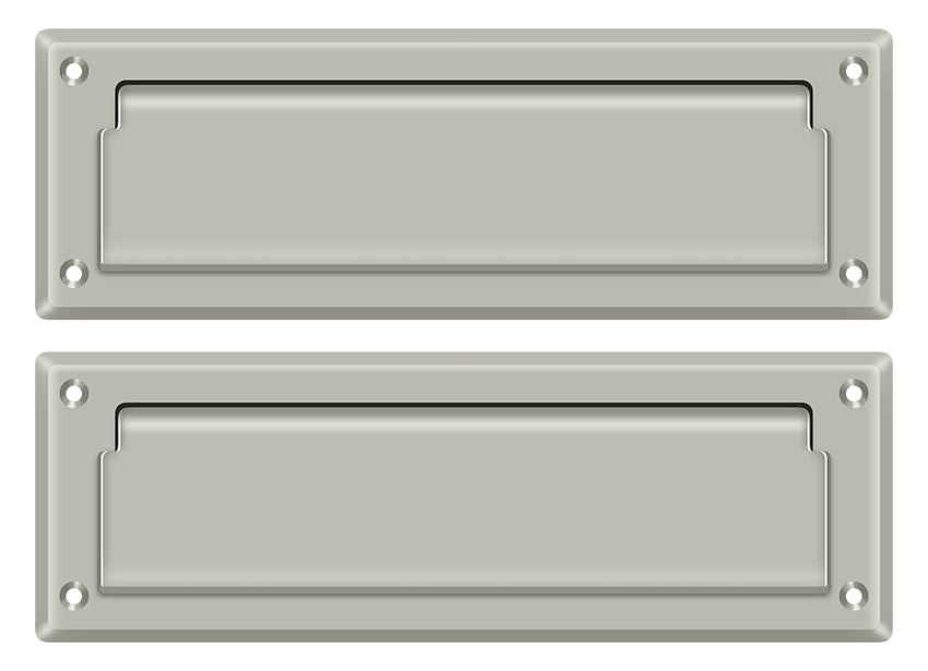 Deltana Mail Slot 8-7/8" with Back Plate; Deltana