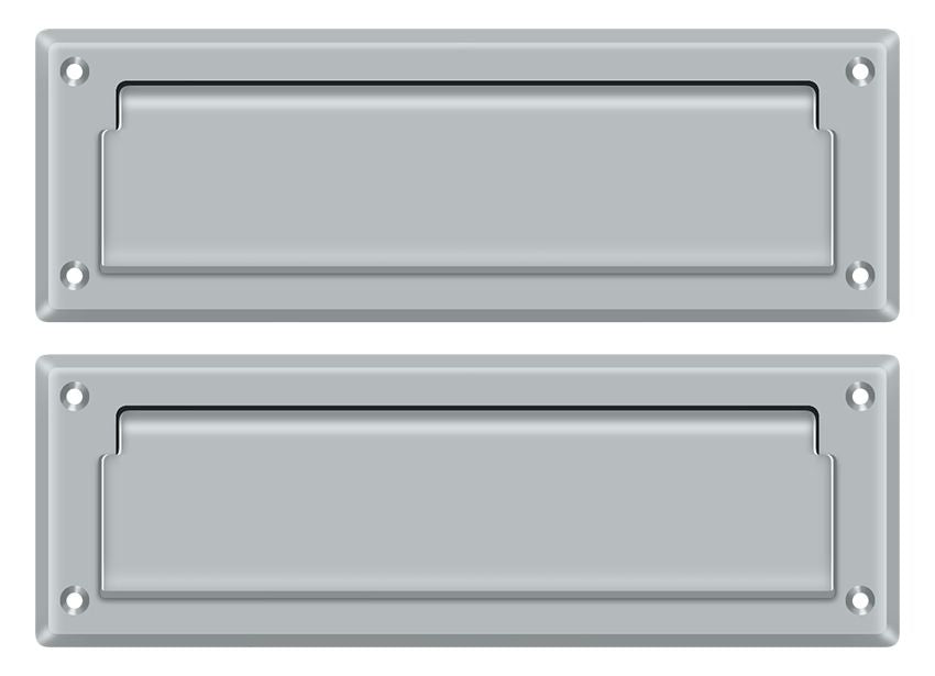 Deltana Mail Slot 8-7/8" with Back Plate; Deltana
