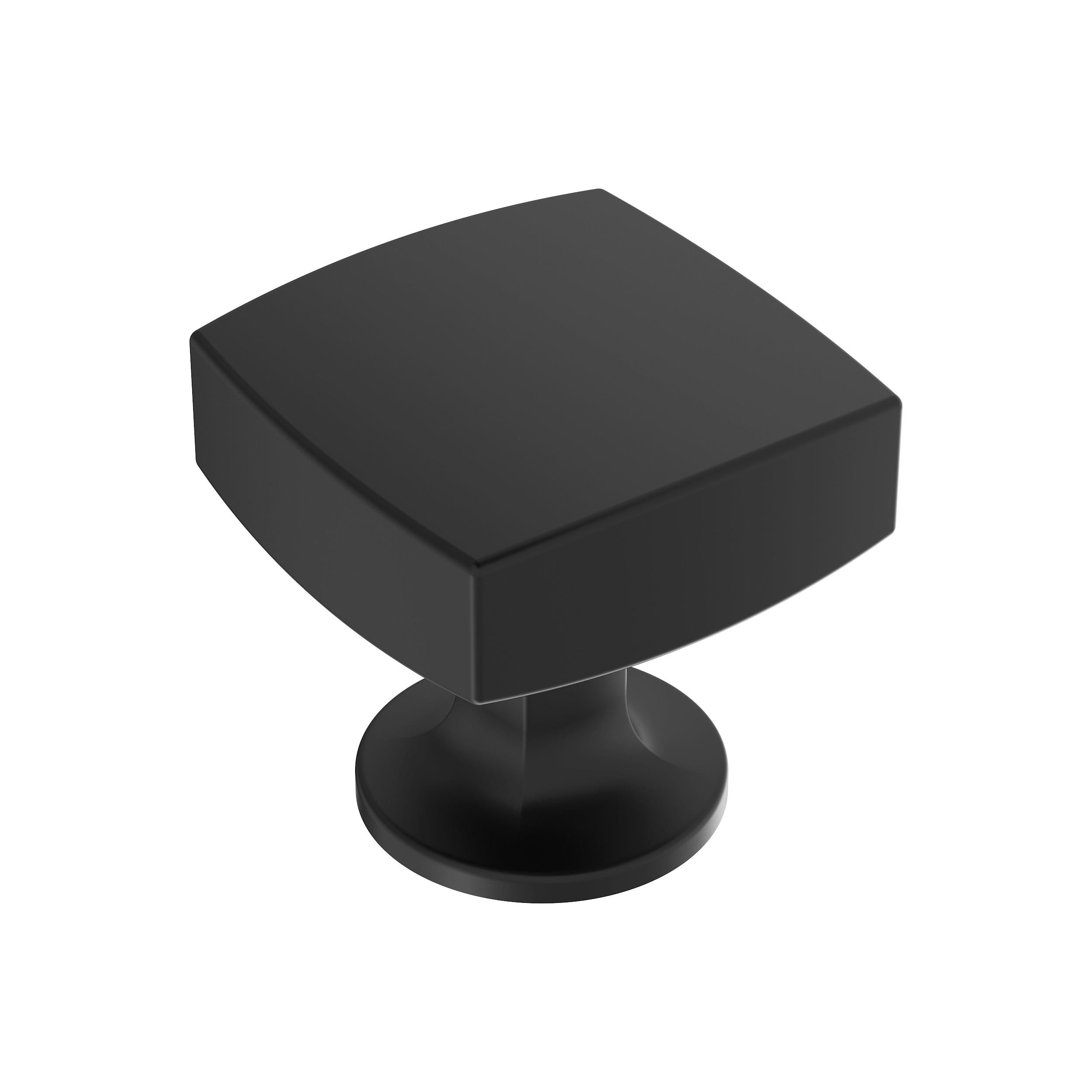 Amerock Everett 1-1/4 in (32 mm) Length Square Cabinet Knob - 37101 Amerock