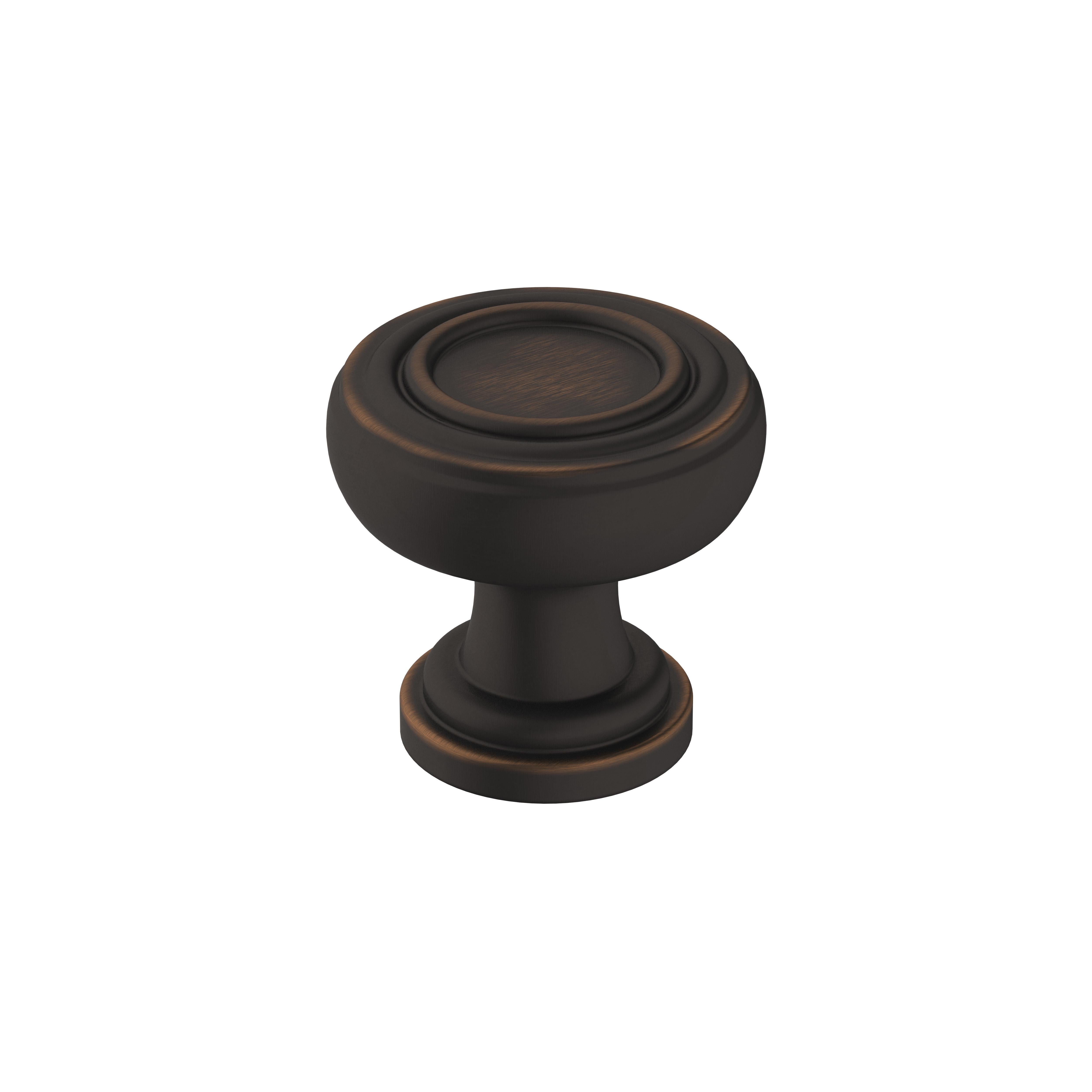 Amerock Ville 1-1/8 in (29 mm) Diameter Cabinet Knob - 36774 Everyday Basics