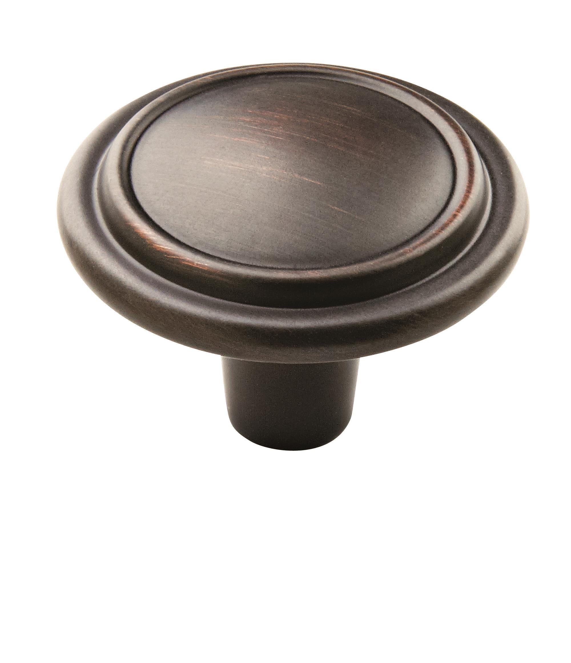Amerock Hatfield 1-1/4 in (32 mm) Diameter Knob - 29113 Everyday Basics