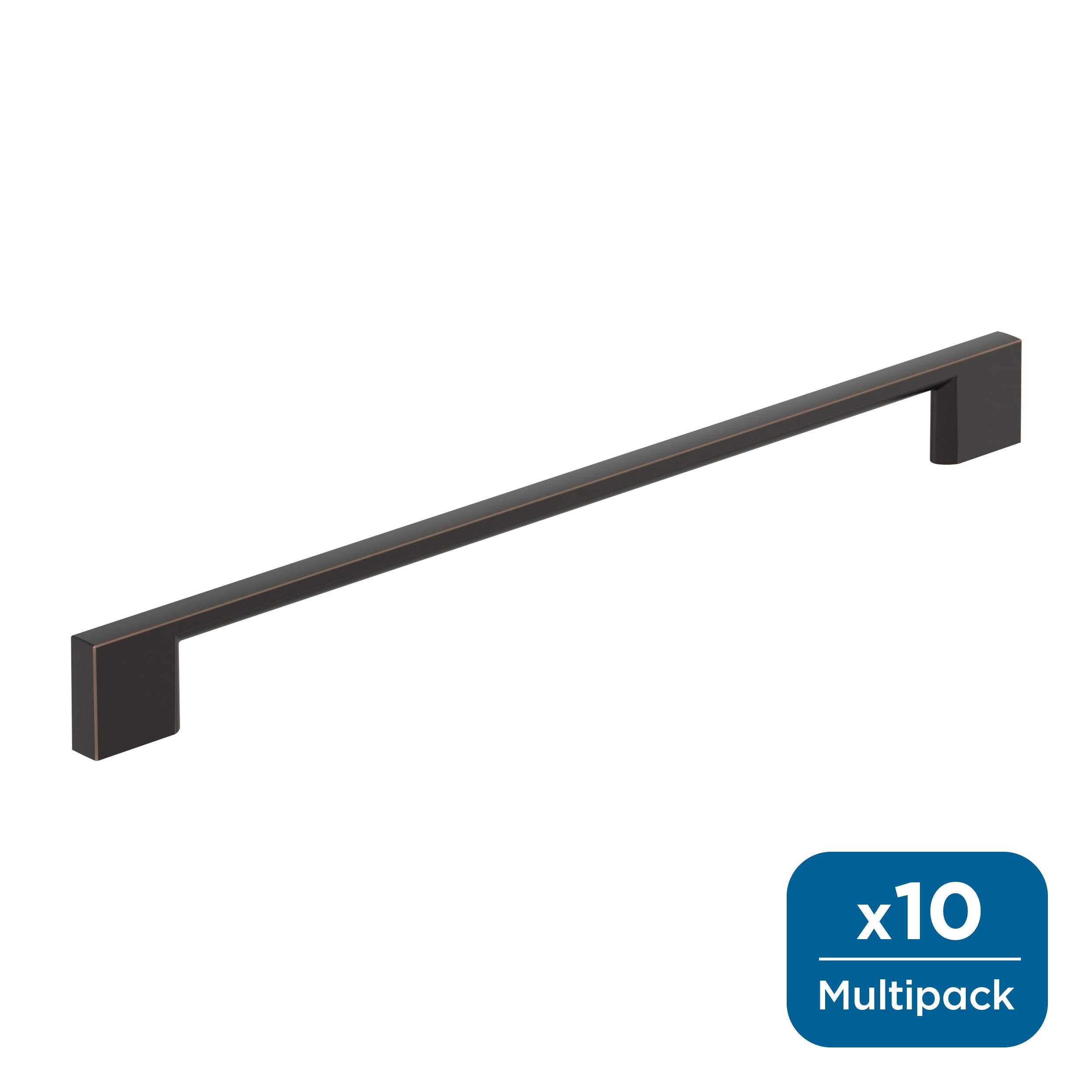 Amerock Cityscape 10-1/16 inch (256mm) Center-to-Center Pull - 37135 Everyday Basics