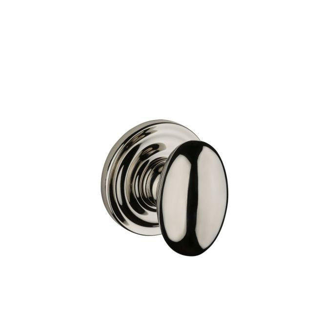 Baldwin Reserve Passage Ellipse Knob and Traditional Round Rose with 6AL Latch and Dual Strike Baldwin Reserve