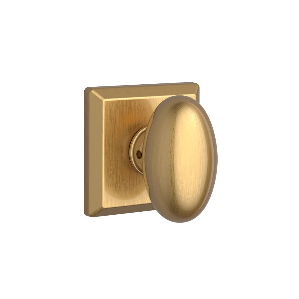 Baldwin Reserve Ellipse Knob Passage with 6AL Latch and Dual Strike Baldwin Reserve