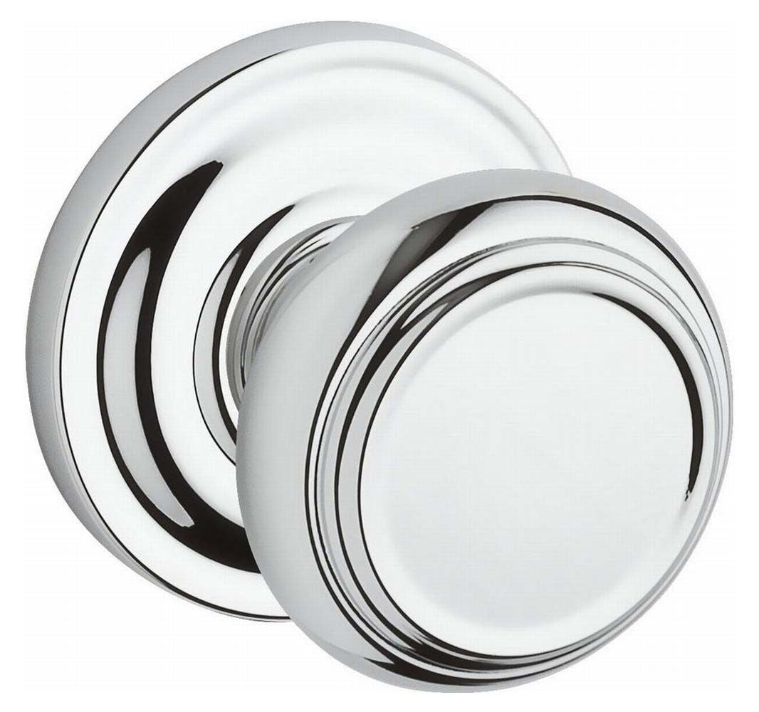 Baldwin Reserve Passage Traditional Knob and Traditional Round Rose with 6AL Latch and Dual Strike Baldwin Reserve