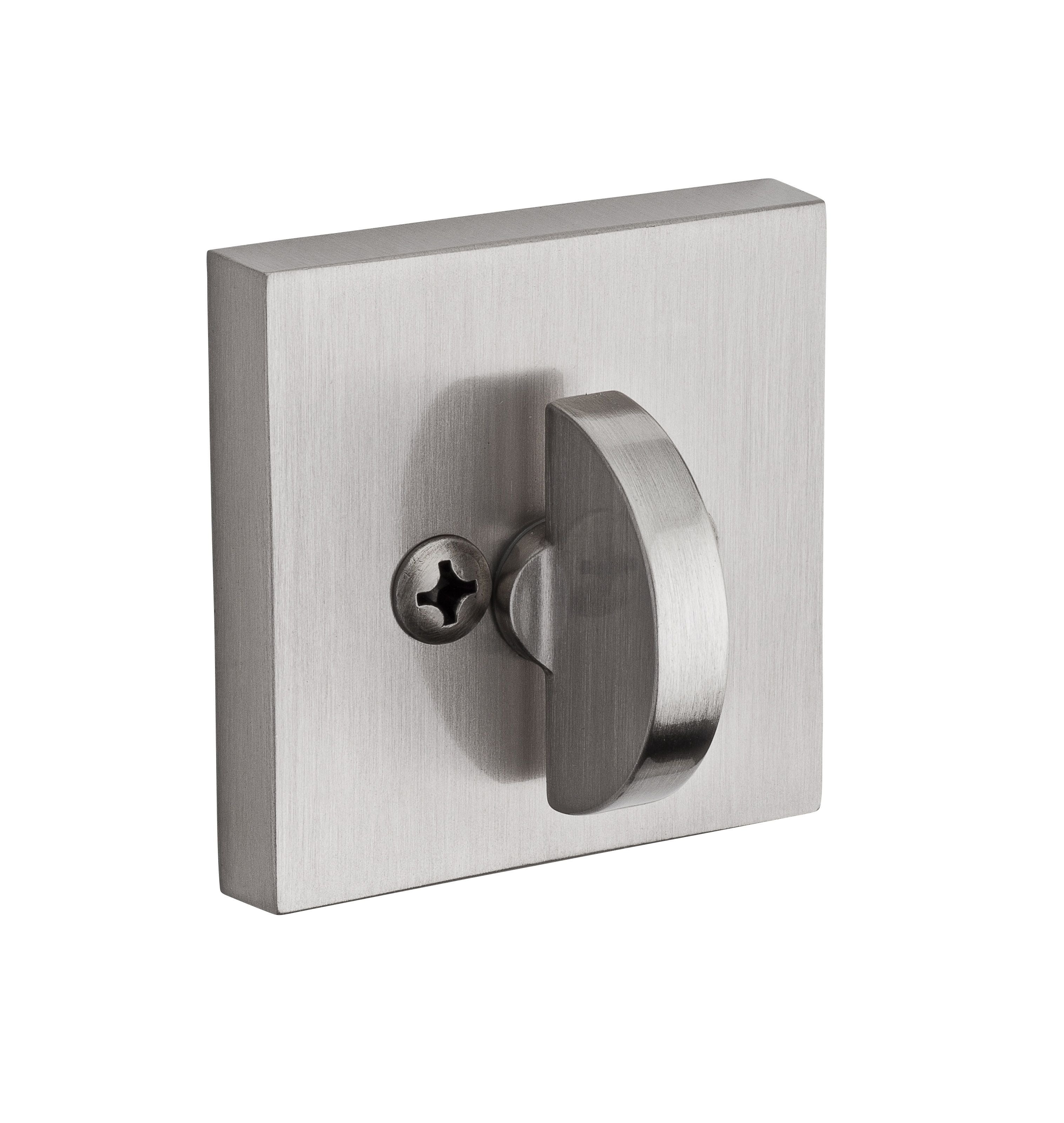 Baldwin Reserve Patio Contemporary Square Deadbolt with 6AL Latch and Dual Strike Baldwin Reserve