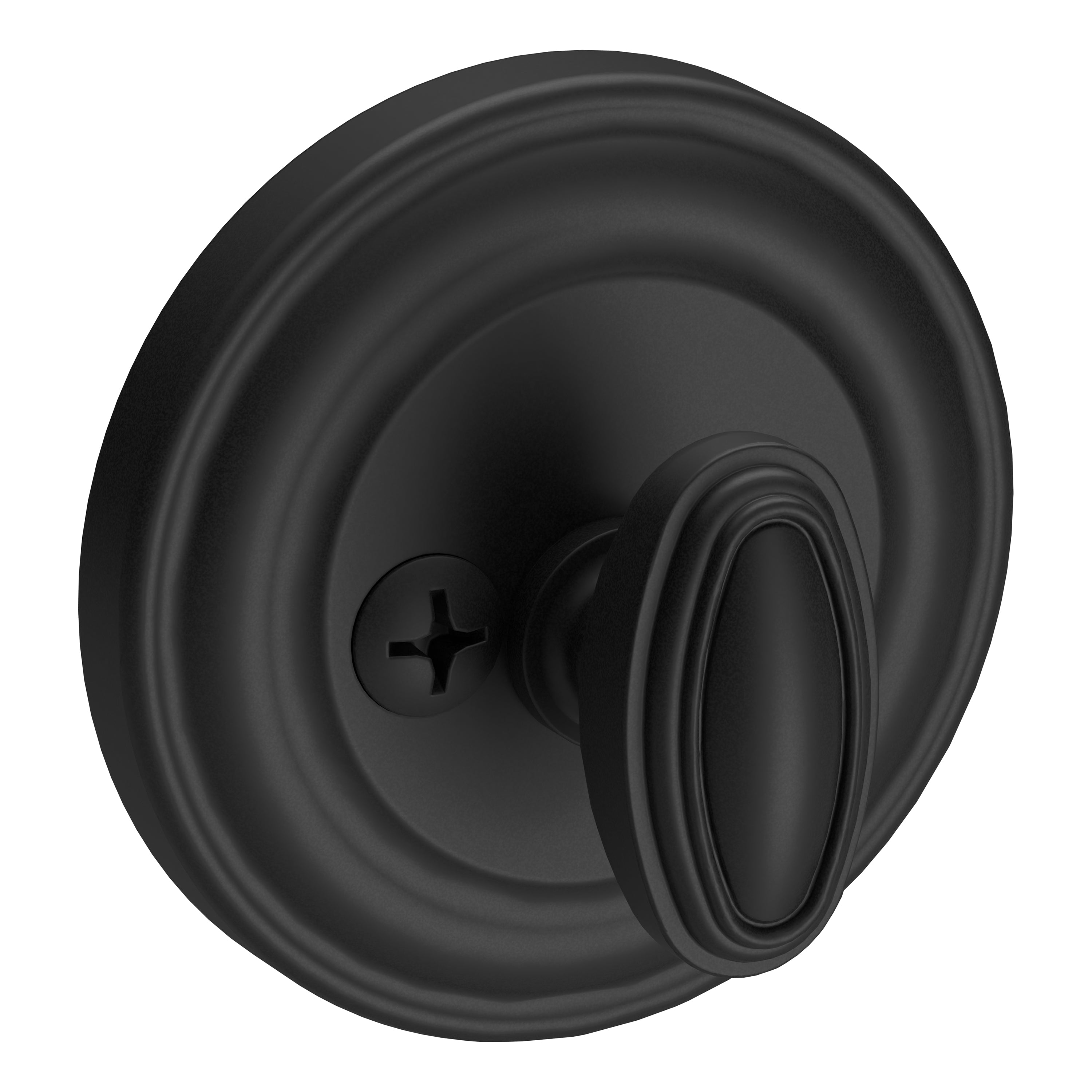 Baldwin Reserve Patio Traditional Round Deadbolt with 6AL Latch and Dual Strike Baldwin Reserve