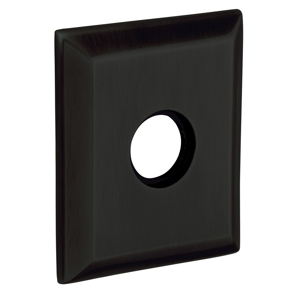 Baldwin R033 3-2/9" Square Passage Rose Pair Baldwin Estate