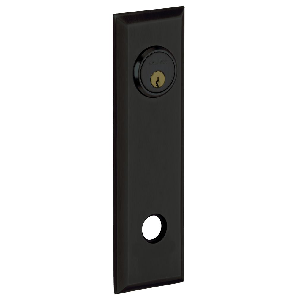 Baldwin R035 9-2/5" Square Entry Rose Pair Baldwin Estate