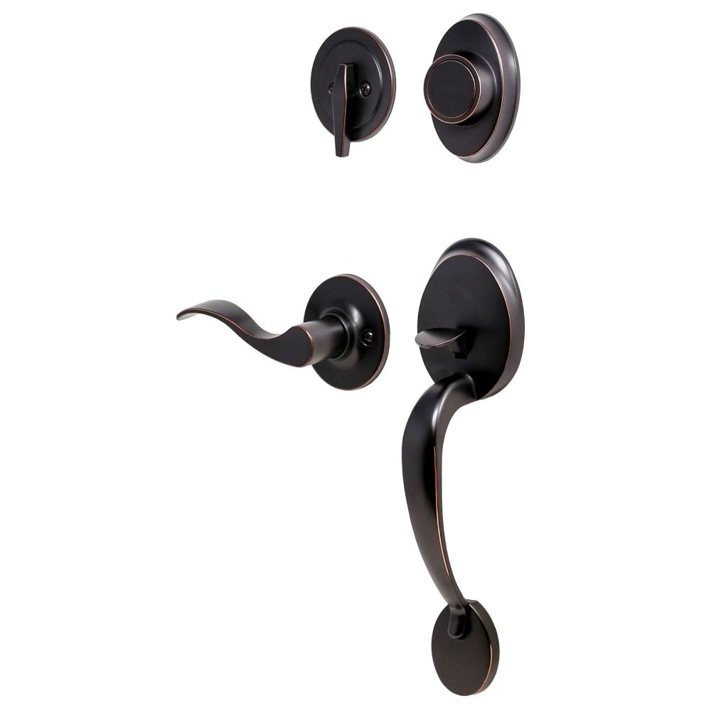 Weslock Hillcrest Dummy Handleset with New Haven Trim Weslock