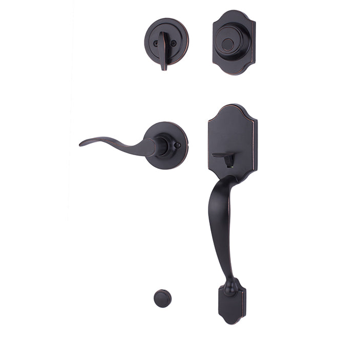Weslock Parkside Dummy Handleset with New Haven Lever Weslock