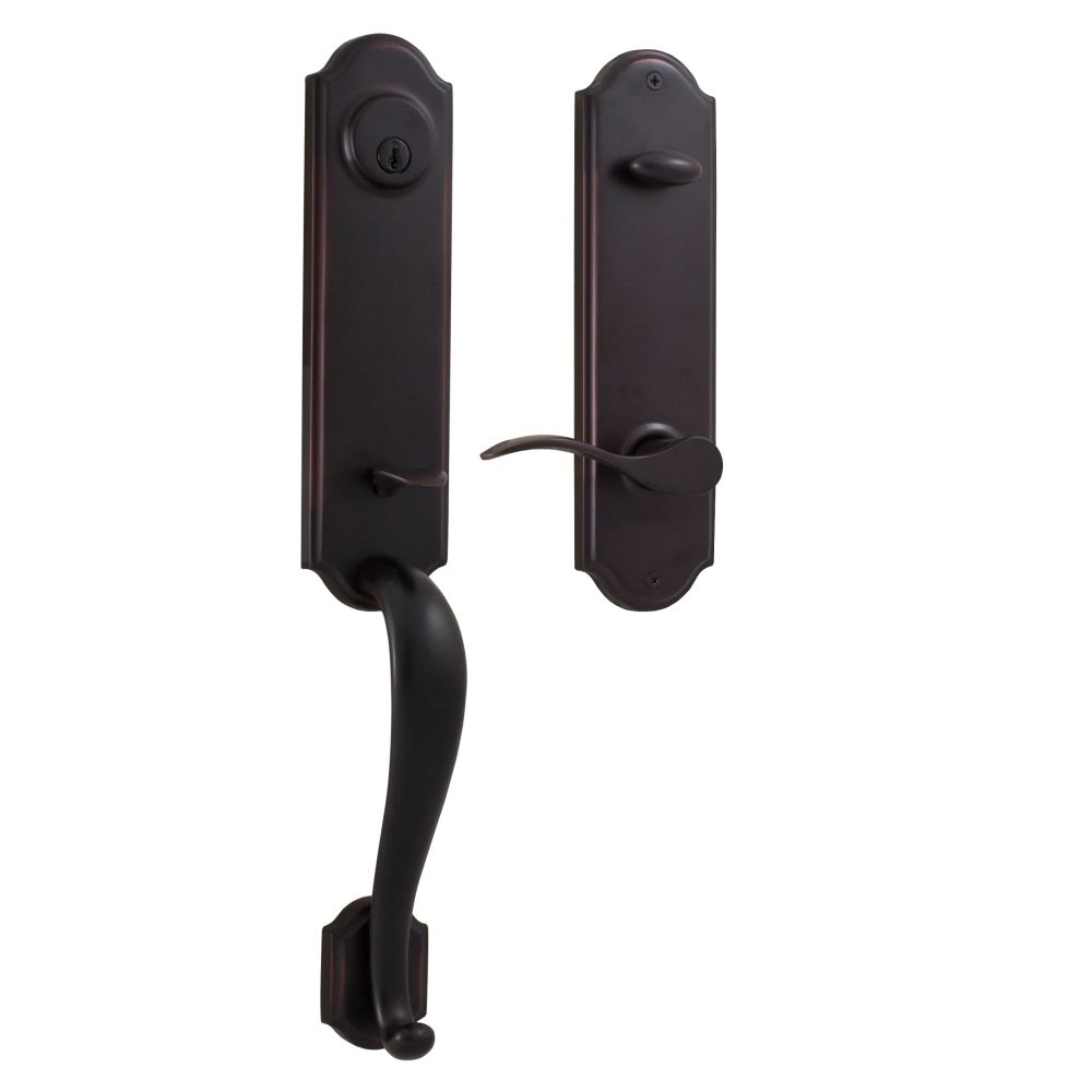 Weslock Mansion Single Cylinder Handleset with Bordeau Lever Weslock