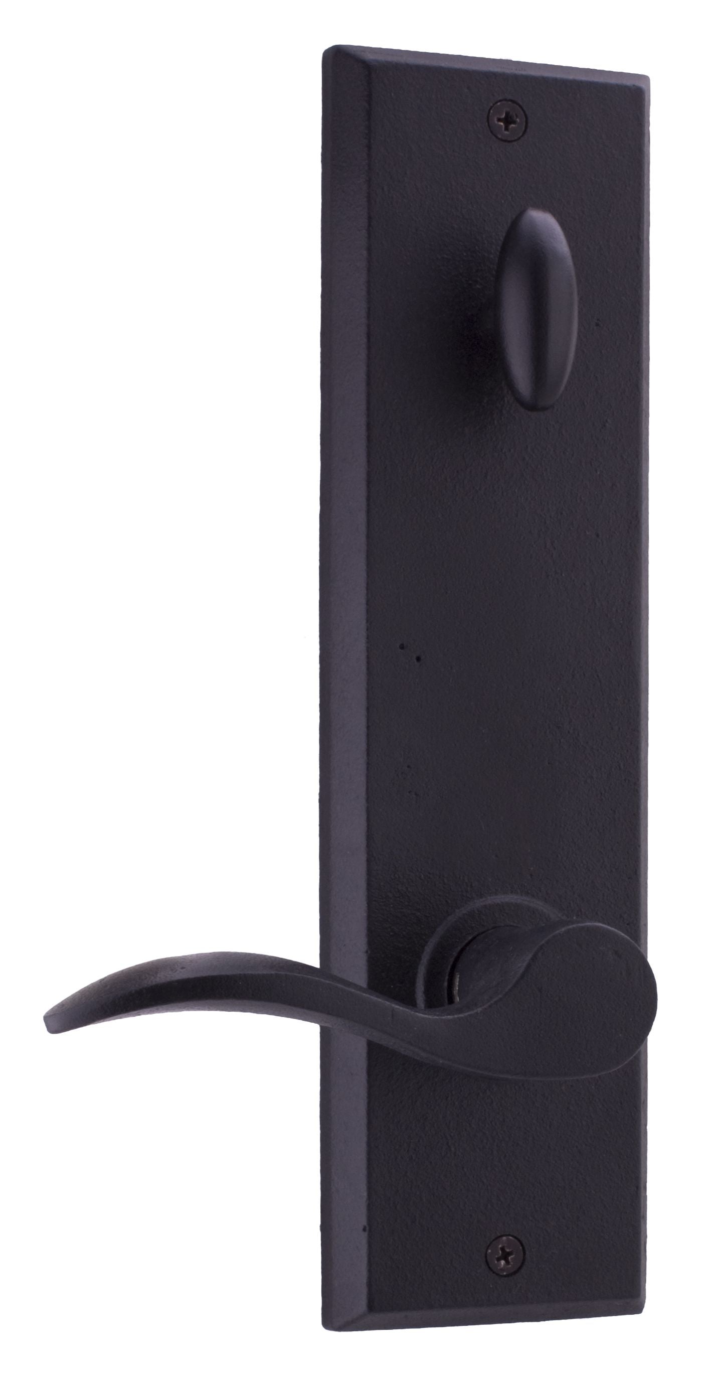 Weslock Carlow Interior Single Cylinder Handleset Trim for Greystone or Rockford with Adjustable Latch and Round Corner Strikes Weslock
