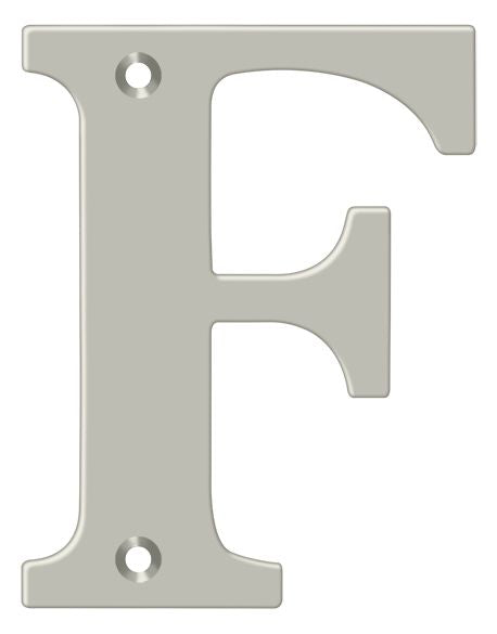 Deltana 4" Residential Letter F; Deltana