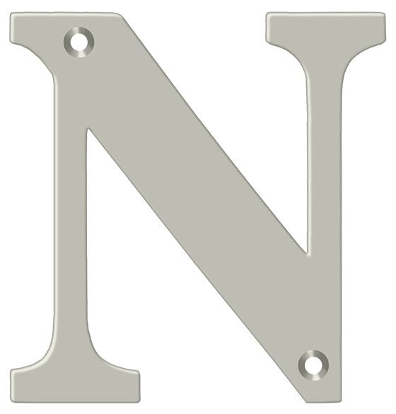 Deltana 4" Residential Letter N; Deltana