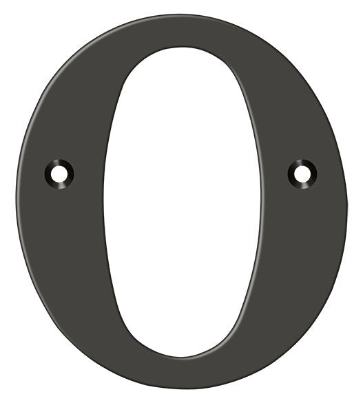 Deltana 4" Residential Letter O; Deltana