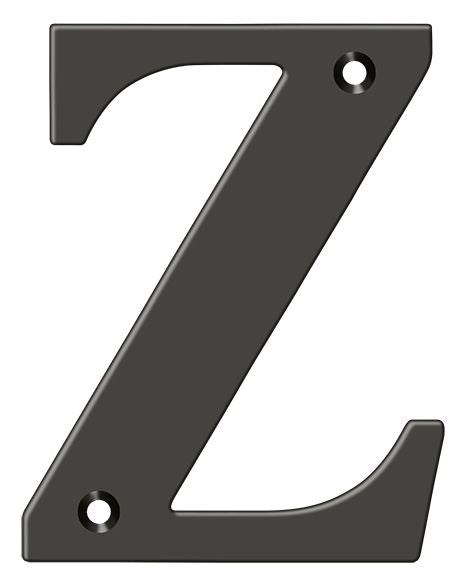 Deltana 4" Residential Letter Z; Deltana