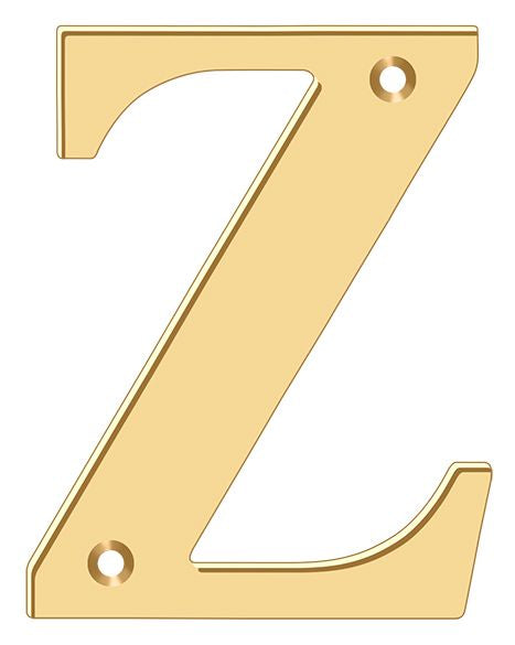 Deltana 4" Residential Letter Z; Deltana