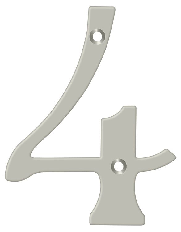 Deltana 6" Numbers; Solid Brass; Deltana