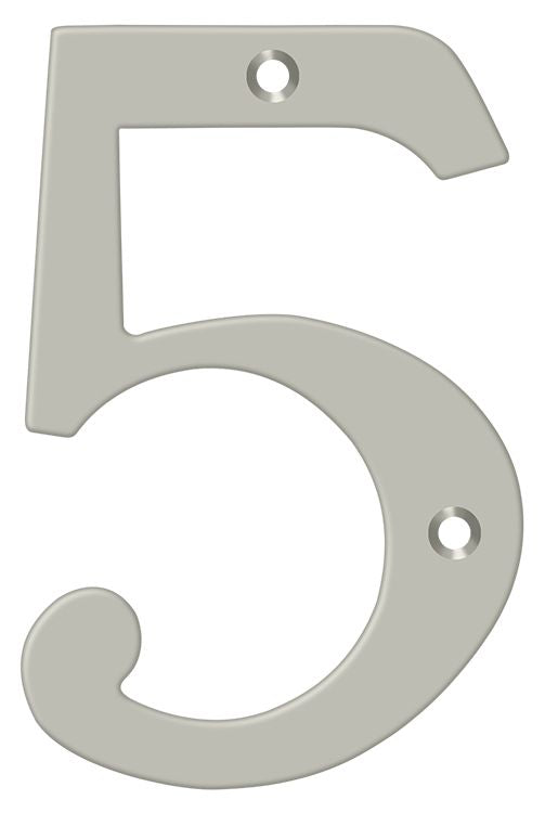 Deltana 6" Numbers; Solid Brass; Deltana