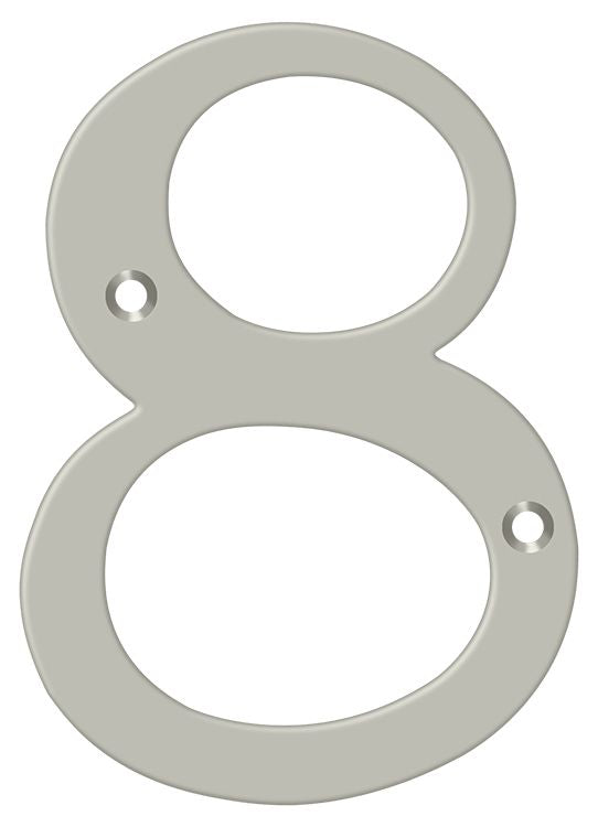 Deltana 6" Numbers; Solid Brass; Deltana