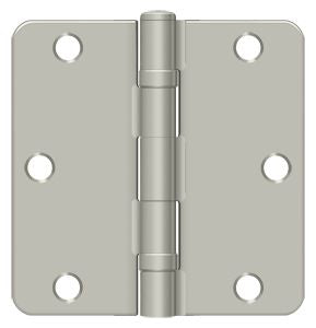 Deltana 3-1/2" x 3-1/2" x 1/4" Radius Hinge; Ball Bearing; Deltana