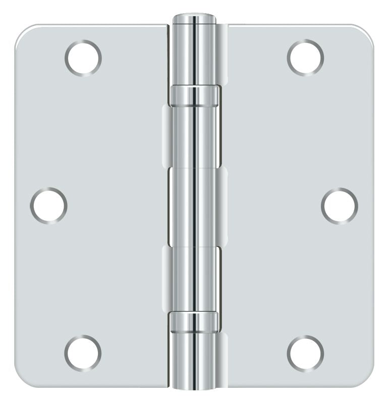 Deltana 3-1/2" x 3-1/2" x 1/4" Radius Hinge; Ball Bearing; Deltana