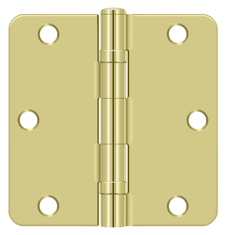 Deltana 3-1/2" x 3-1/2" x 1/4" Radius Hinge; Ball Bearing; Deltana