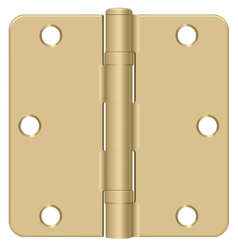Deltana 3-1/2" x 3-1/2" x 1/4" Radius Hinge; Ball Bearing; Deltana