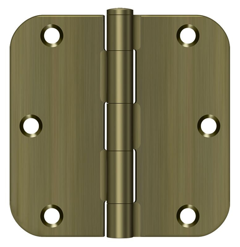 Deltana 3-1/2" x 3-1/2" x 5/8" Radius Hinge; Residential Thickness; Deltana