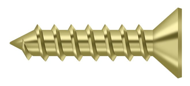 Deltana Wood Screw; ST; #12 x 1"; Deltana