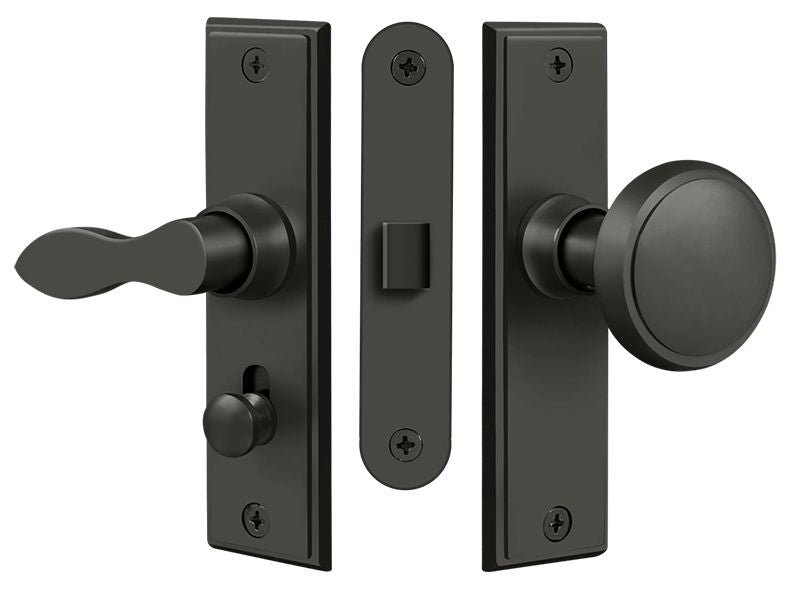 Deltana SDML334U10B Storm Door Latch; Square; Mortise Lock; Oil Rubbed Bronze Finish Deltana