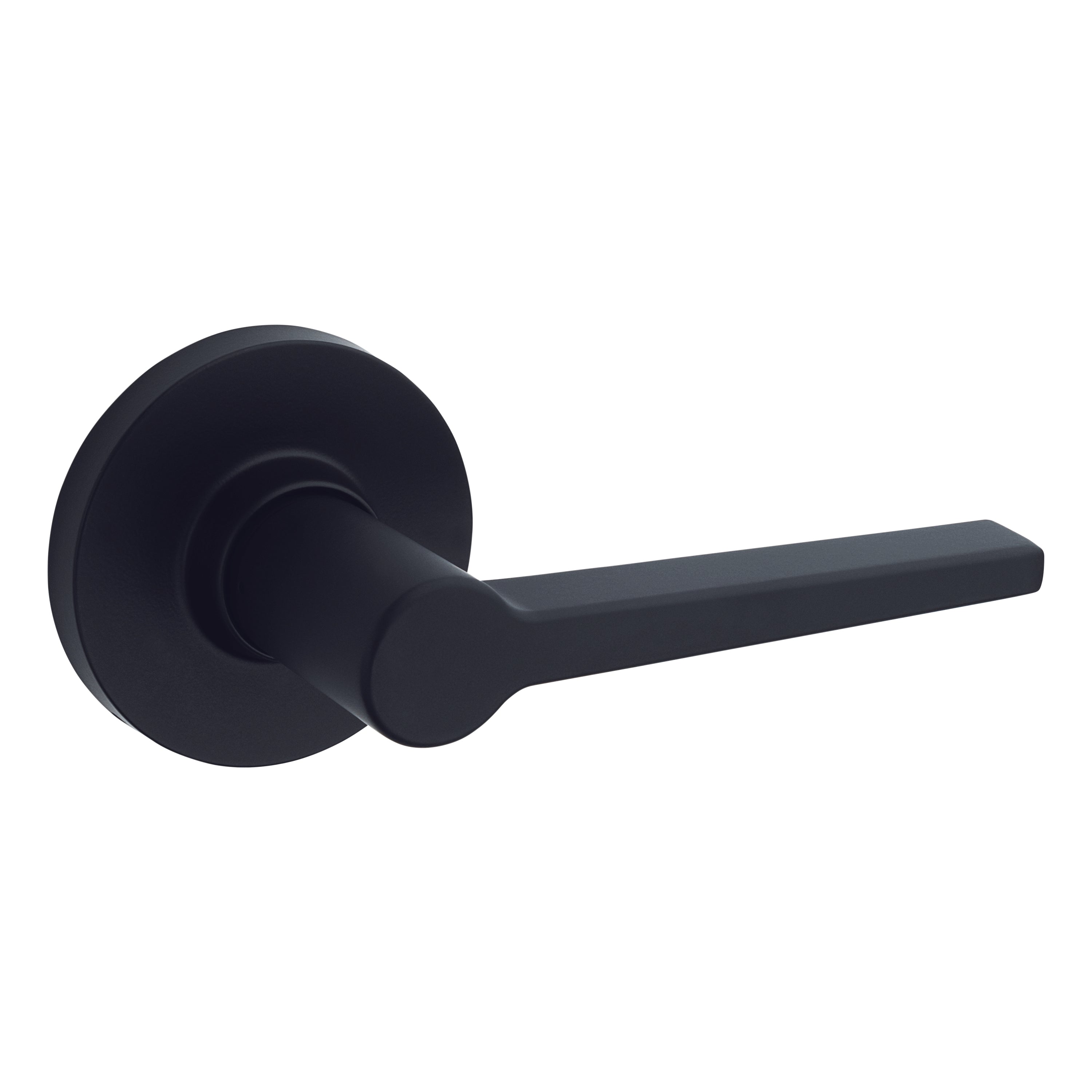 Safelock Daylon Lever with Round Rose Passage Lock with RCAL Latch and RCS Strike Safelock