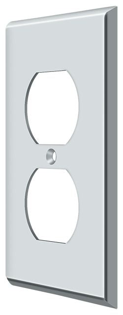 Deltana Switch Plate; Double Outlet; Deltana