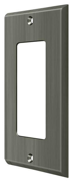 Deltana Switch Plate; Single Rocker; Deltana