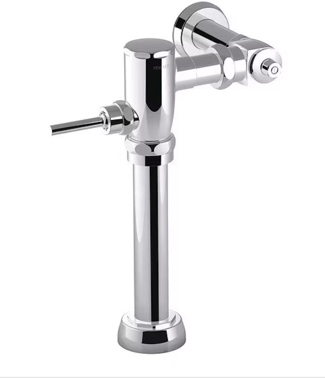 KOHLER K-76321 Primme Manual Toilet flushometer, 1.28 gpf Fixturee