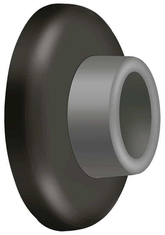 Deltana Wall Mount Concave Flush Bumper; 2-1/2" Diameter; Deltana