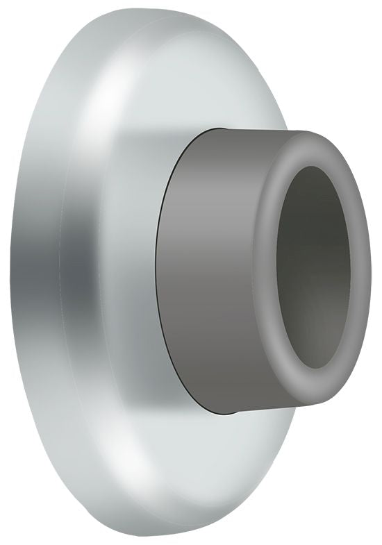 Deltana Wall Mount Concave Flush Bumper; 2-1/2" Diameter; Deltana
