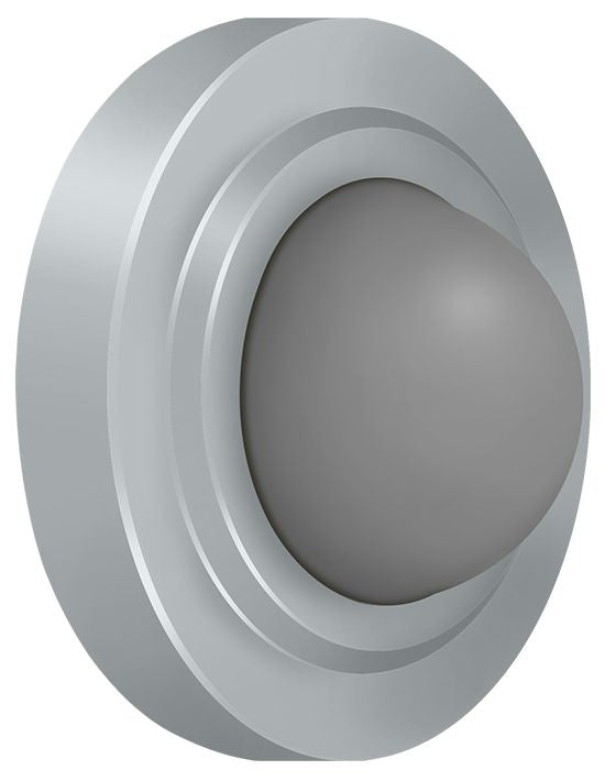 Deltana Convex Flush Bumper 2-3/8" Diameter; Deltana