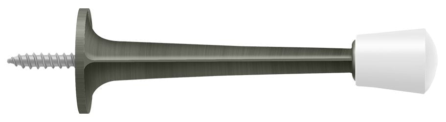 Deltana 3" Baseboard Door Bumper; Zinc Die-Cast; Deltana