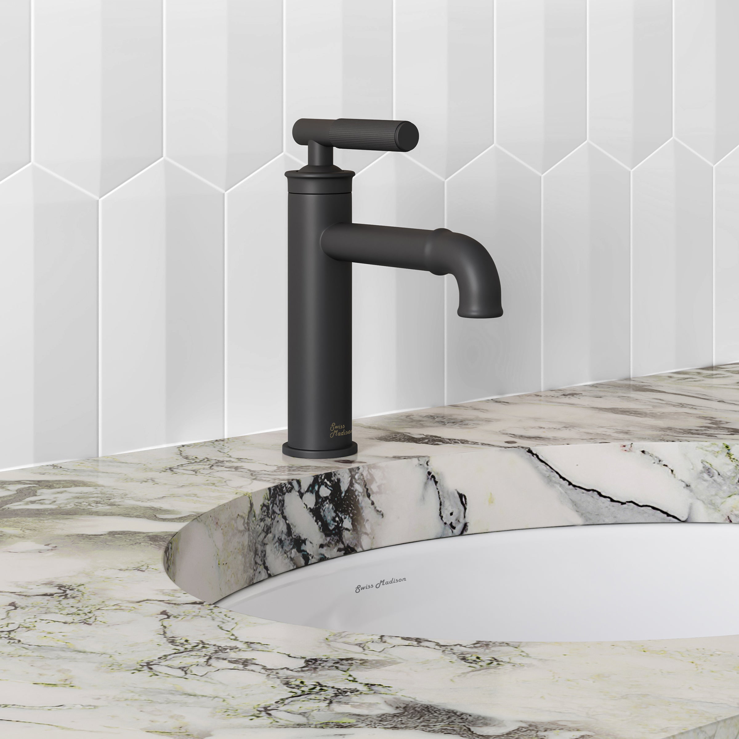 Swiss Madison Avallon Single Hole, Single-Handle Sleek, Bathroom Faucet