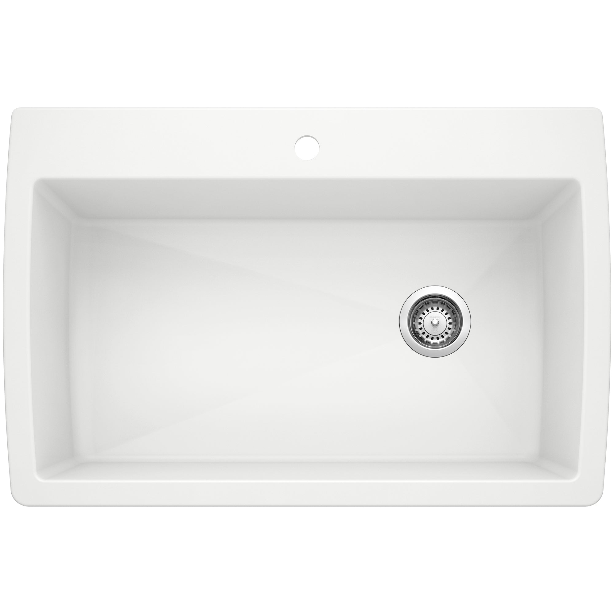 Blanco Diamond SILGRANIT 33.5" Super Single Dual Mount Kitchen Sink BLANCO