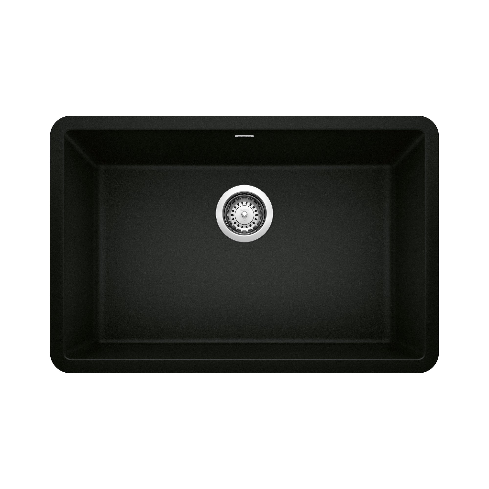 Blanco Precis SILGRANIT 27" Single Bowl Undermount Kitchen Sink Blanco