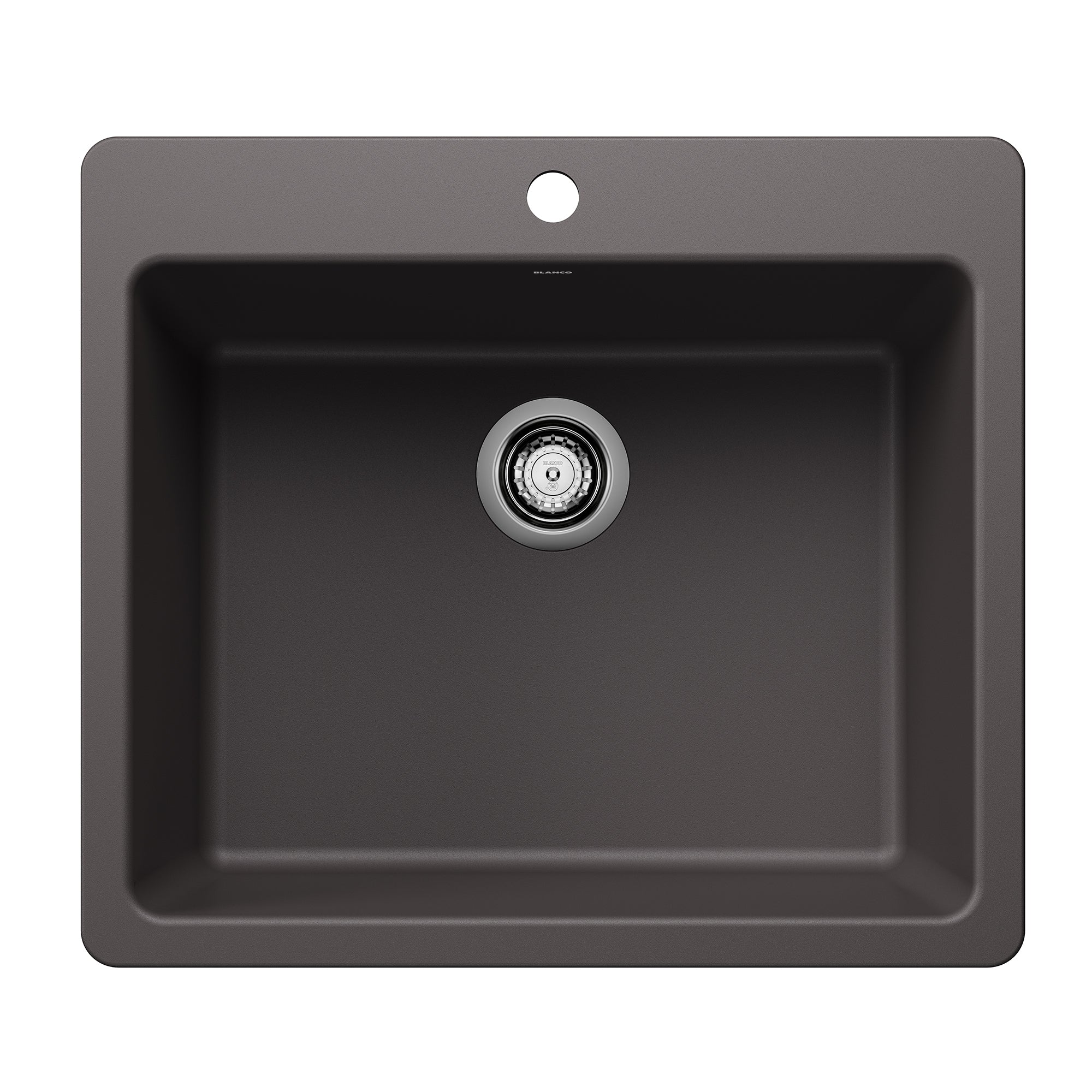 Blanco Liven SILGRANIT 25" Single Bowl Dual Mount Kitchen Sink BLANCO