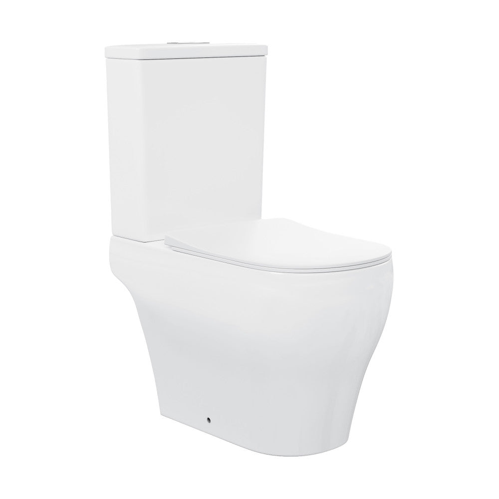 Swiss Madison Lune Two-Piece Elongated Toilet Dual-Flush 1.1/1.6 gpf Swiss Madison