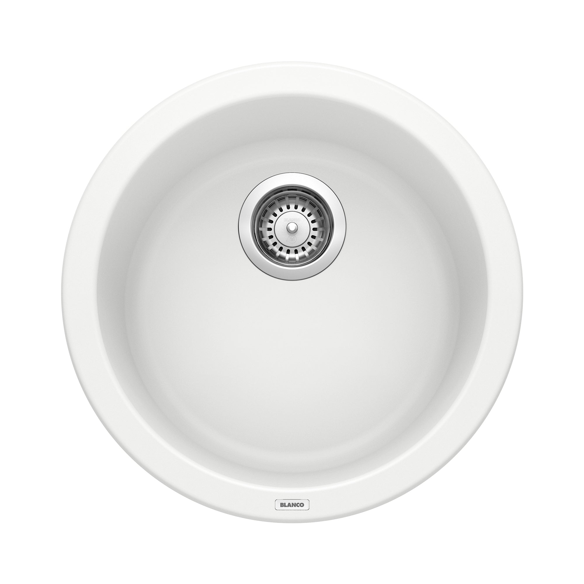 Blanco Rondo SILGRANIT 18" Dual Mount Bar Sink Blanco