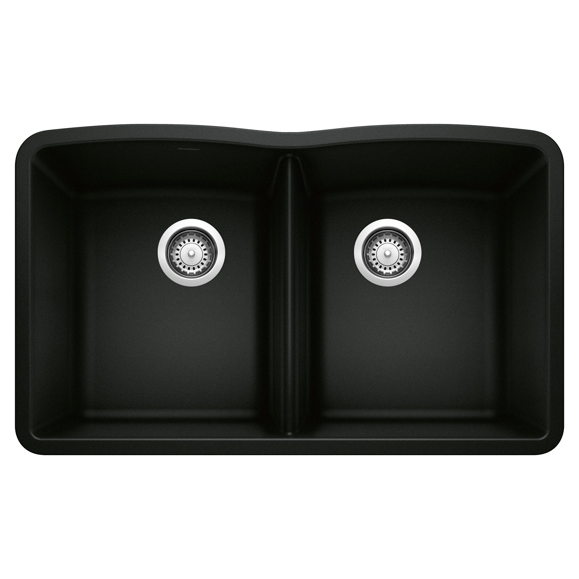 Blanco Diamond SILGRANIT 32" 50/50 Double Bowl Undermount Kitchen Sink Blanco