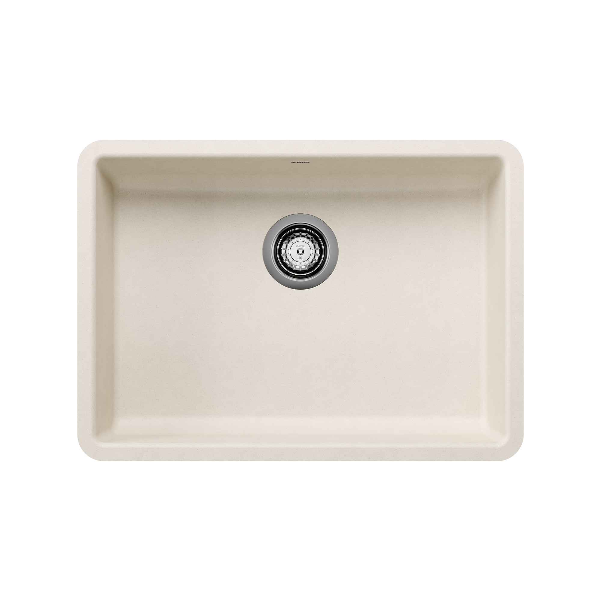 Blanco Precis SILGRANIT 25" ADA Single Bowl Undermount Kitchen Sink Blanco