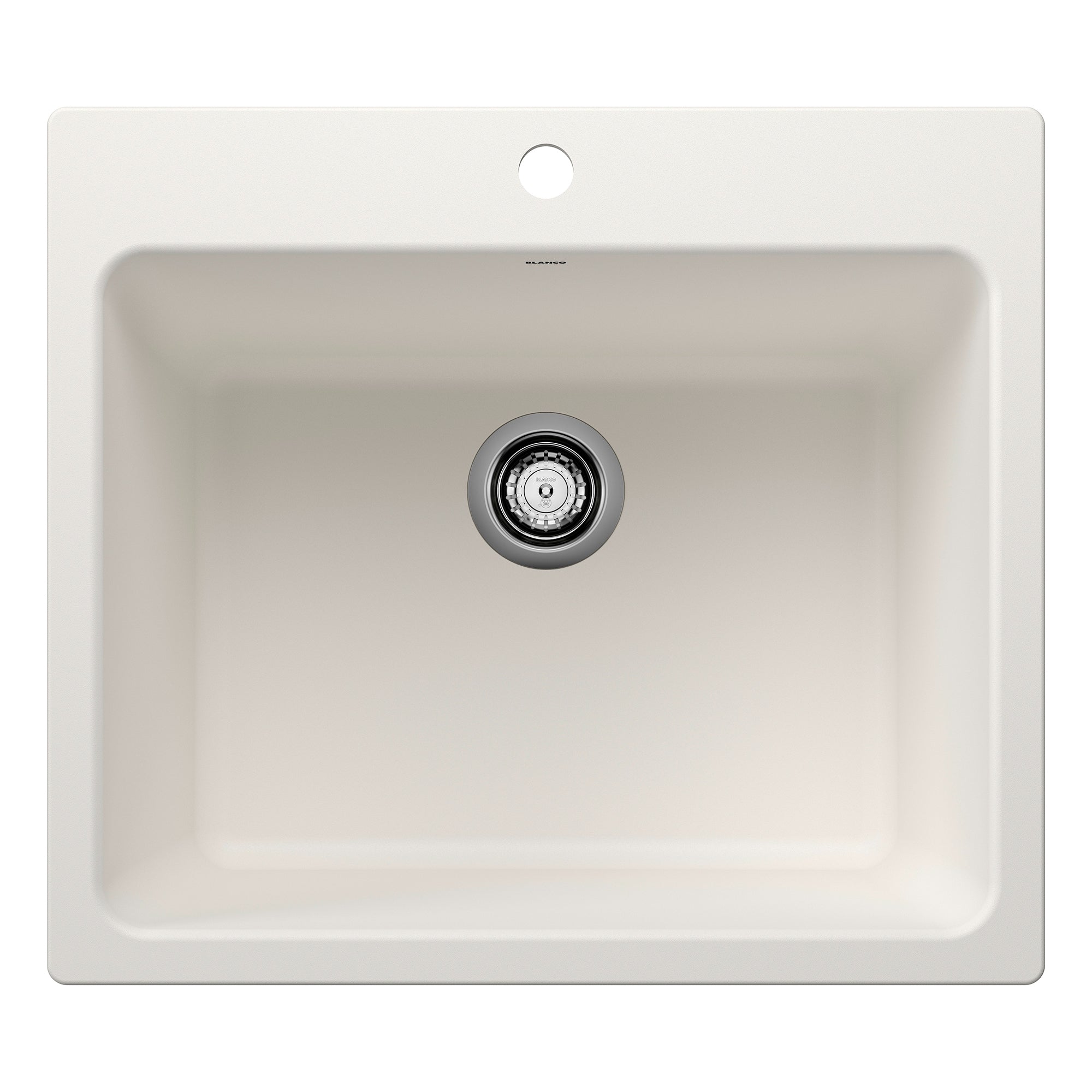 Blanco Liven SILGRANIT 25" Single Bowl Dual Mount Laundry Sink Blanco