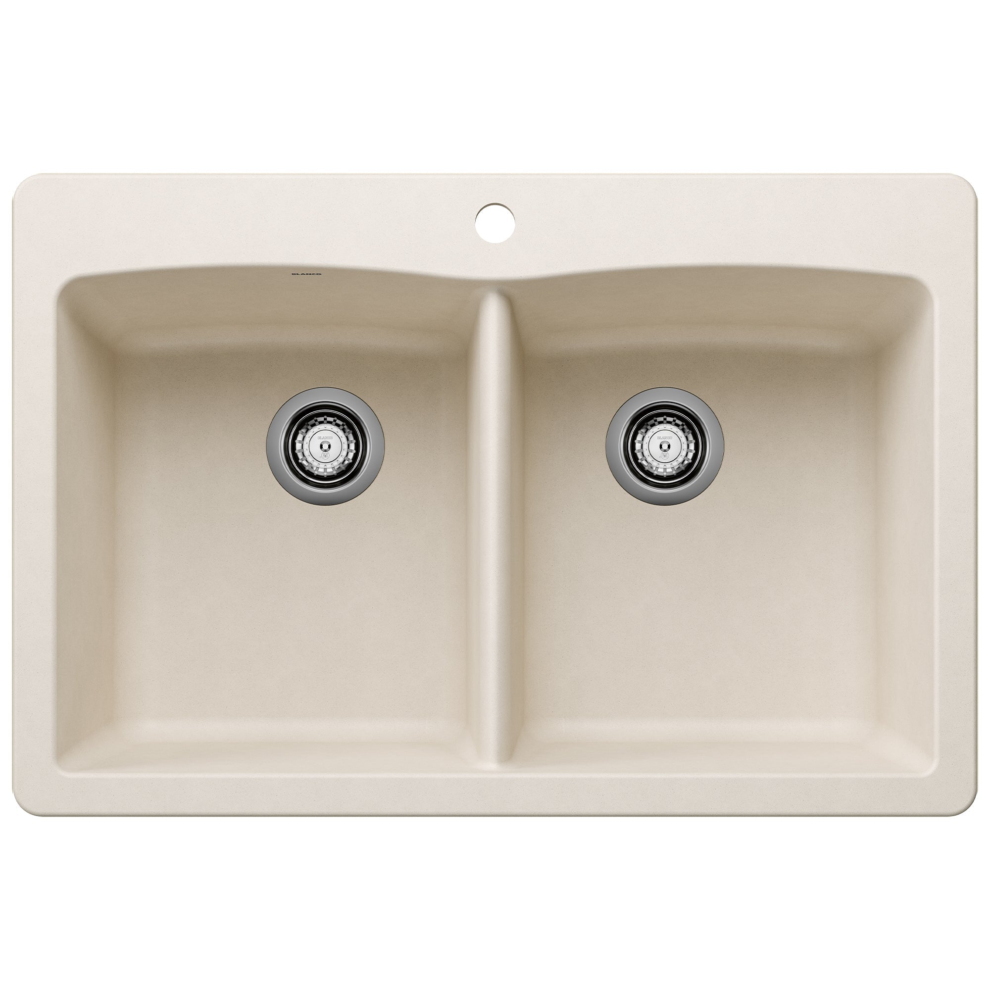 Blanco Diamond SILGRANIT 33" 50/50 Double Bowl Dual Mount Kitchen Sink BLANCO